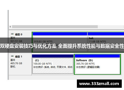 双硬盘安装技巧与优化方案 全面提升系统性能与数据安全性